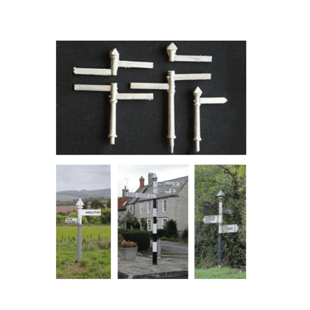 Dart Castings L04 3 Metal Signposts