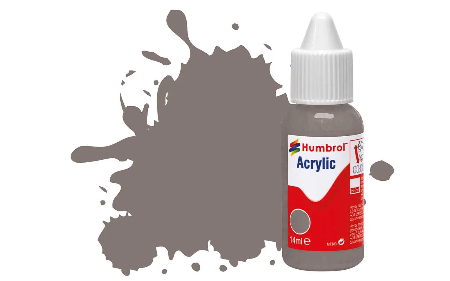 Humbrol Acrylic No. 156 Dark Grey Camo Satin