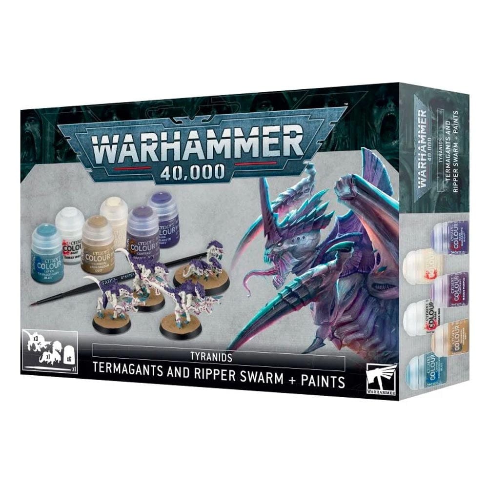 Games Workshop 60/13 Termagants and Ripper Swarm and Paints