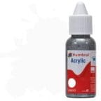 Humbrol Acrylic No 130 White Satin Dropper Bottle