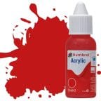 Humbrol Acrylic No.220 Gloss Italian Red 14ml Acrylic Paint Dropper Bottle