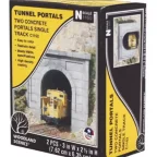 Woodland Scenics C1152 N Gauge Concrete Portal