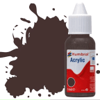 Humbrol Acrylic No.251 Rlm 81 Dark Brown Dropper Bottle 14ML