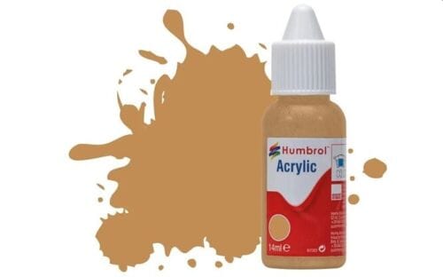Humbrol Acrylic No 225 Middle Stone Matt 14ml