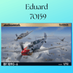 Eduard 1/72 70159 Bf 109G-6 Profipack