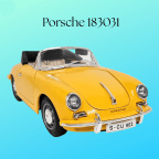 Bburago 1/18 18-3031 1961 Porsche 356B SUNBURST YELLOW