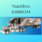 Matchbox  KS188SAM 18 Wheeler Kenworth Harley Davidson