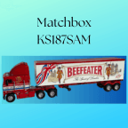 Matchbox  KS187SAM 18 Wheeler Freightliner Truck  Beefeater Spirit of London