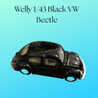 Welly 1/43 Black VW Beetle