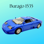 Burago 1535 Bugatti EB 110 (1991) 1/24 Scale