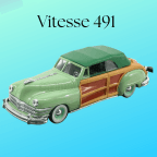 Vitesse Chrystler T&C Cabriolet Closed 1947 1/43 Scale