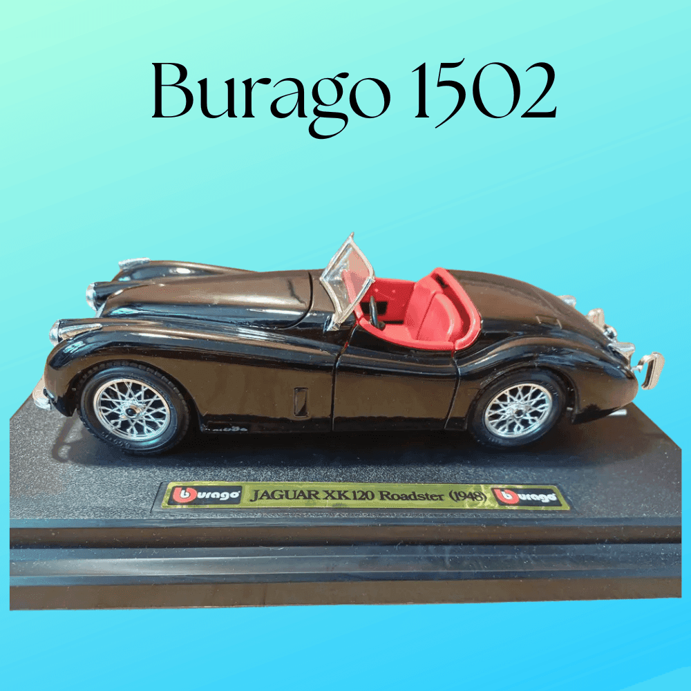 The Burago 1502 Jaguar XK120 Roadster