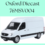 Oxford Diecast 1/76 76MSV004 Mercedes Sprinter Van White