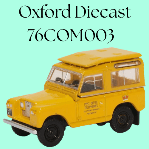 Oxford Diecast 1/76 76LR2S004 Land Rover Series II SWB Post Office Telephones Yellow