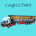 CC75403 Corgi 1/50 Scale Leyland DAF And Curtainside Trailer Eddie Stobart LTD