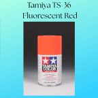 Tamiya TS-36 Fluorescent Red