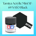 Tamiya Acrylic Mini XF-69 NATO Black