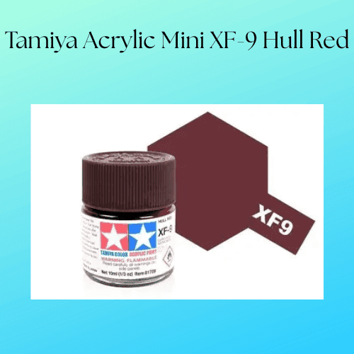 Tamiya 81709 Acrylic Mini XF-9 Hull Red