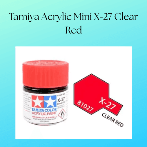 Tamiya Acrylic Mini X-27 Clear Red