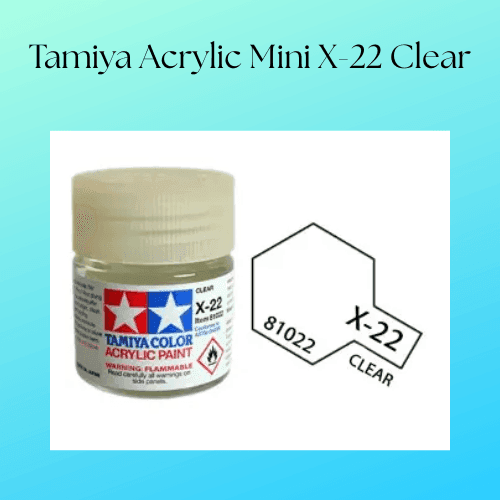 Tamiya 81522 Acrylic Mini X-22 Clear